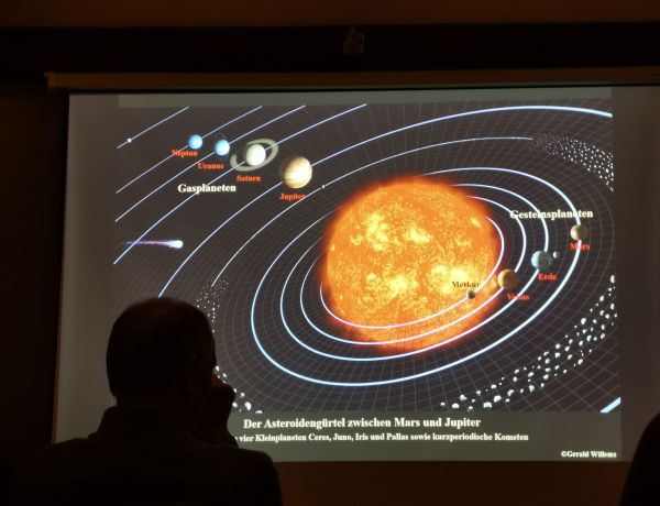 Zweiter Astronomietag am 16. Oktober 2021 mit kleiner Besucherschar und interessantem Vortrag