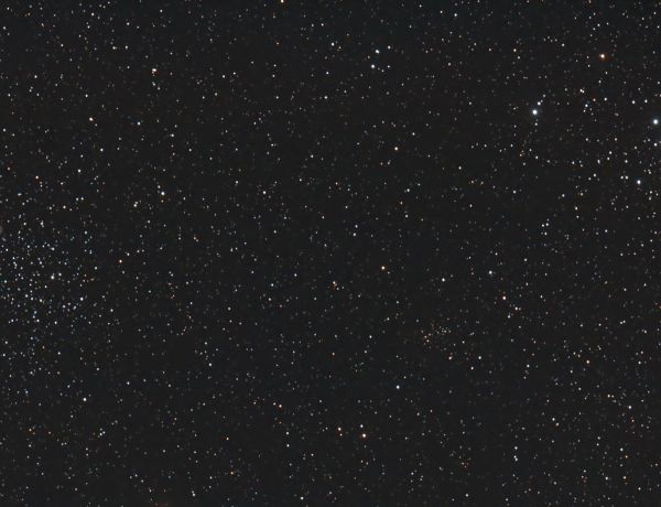 Messier 46 und Messier 47 im Sternbild Achterdeck